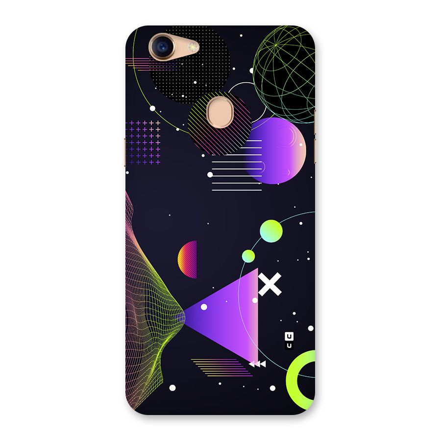 Geometrical Wireframe Back Case for Oppo F5
