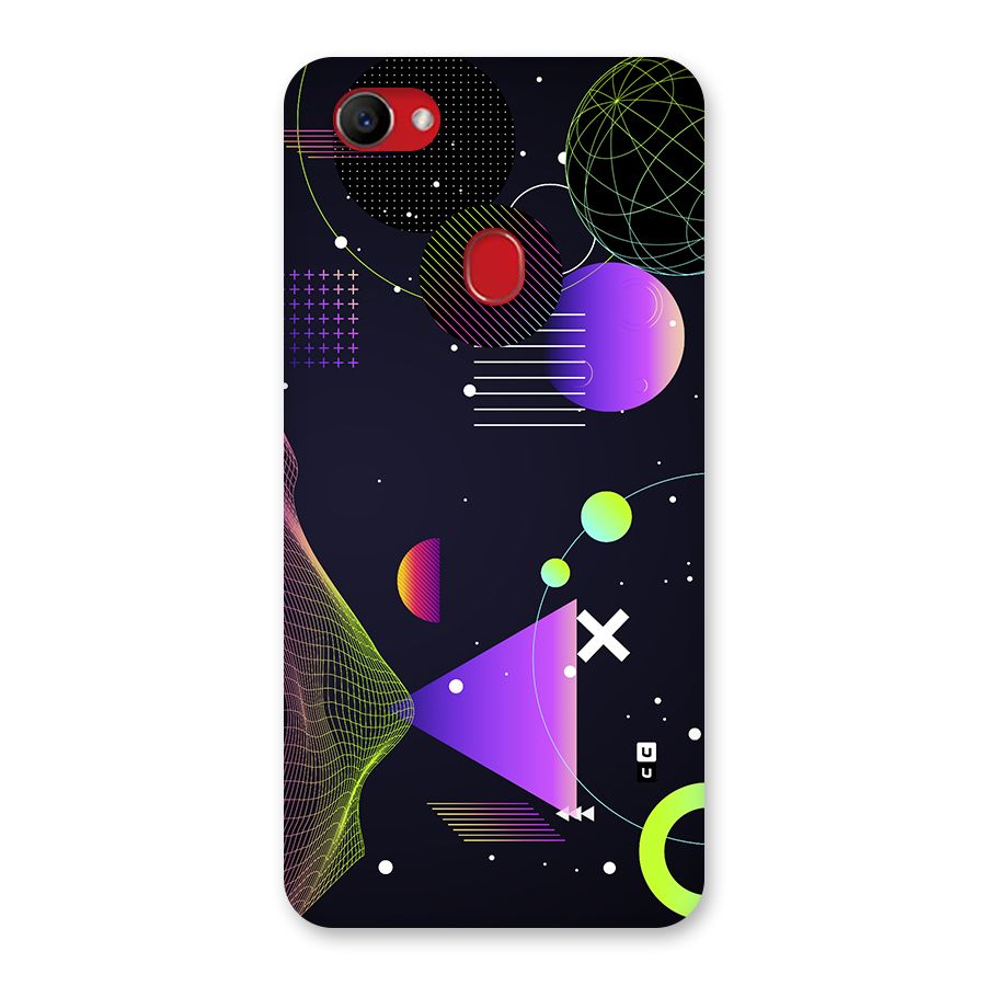 Geometrical Wireframe Back Case for Oppo F7