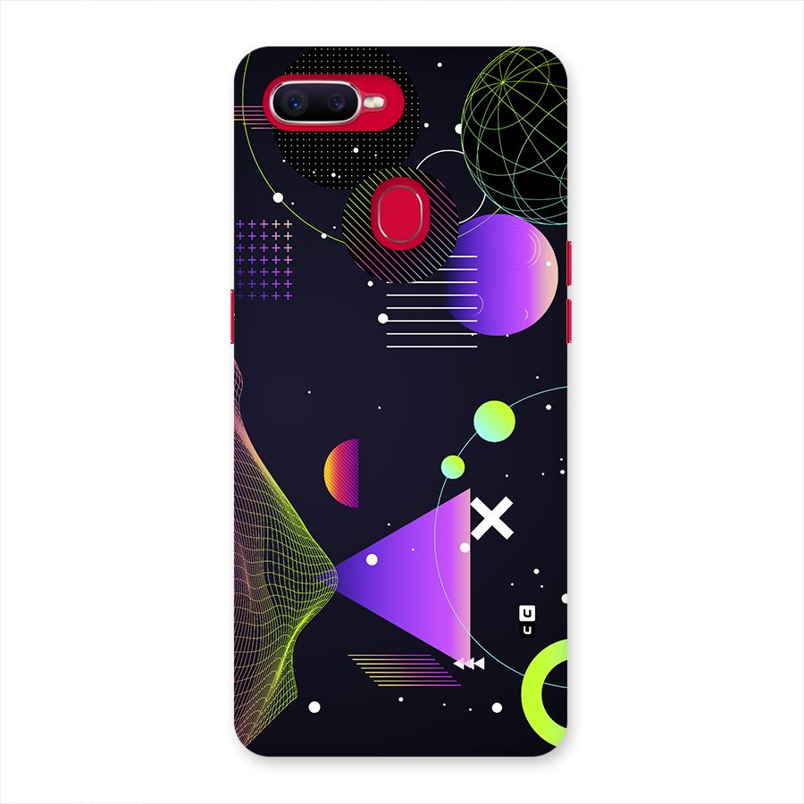 Geometrical Wireframe Back Case for Oppo F9 Pro