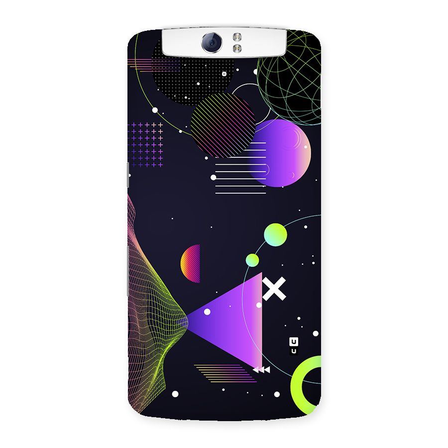 Geometrical Wireframe Back Case for Oppo N1