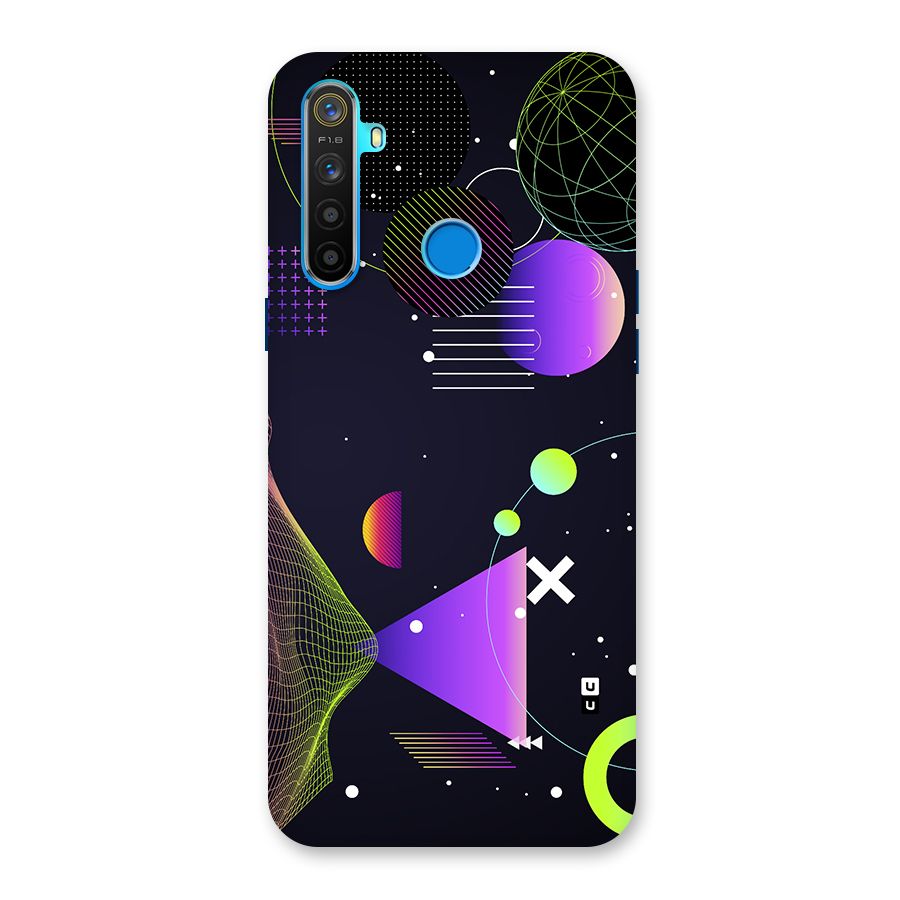 Geometrical Wireframe Back Case for Realme 5