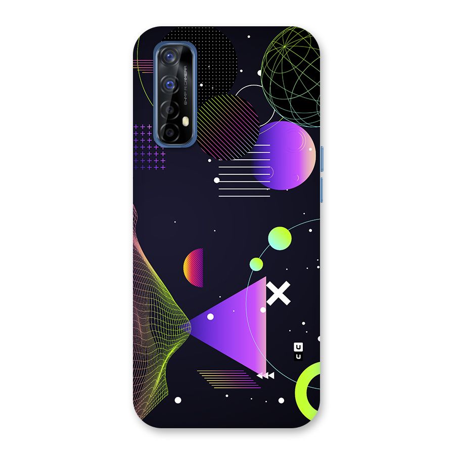 Geometrical Wireframe Back Case for Realme 7