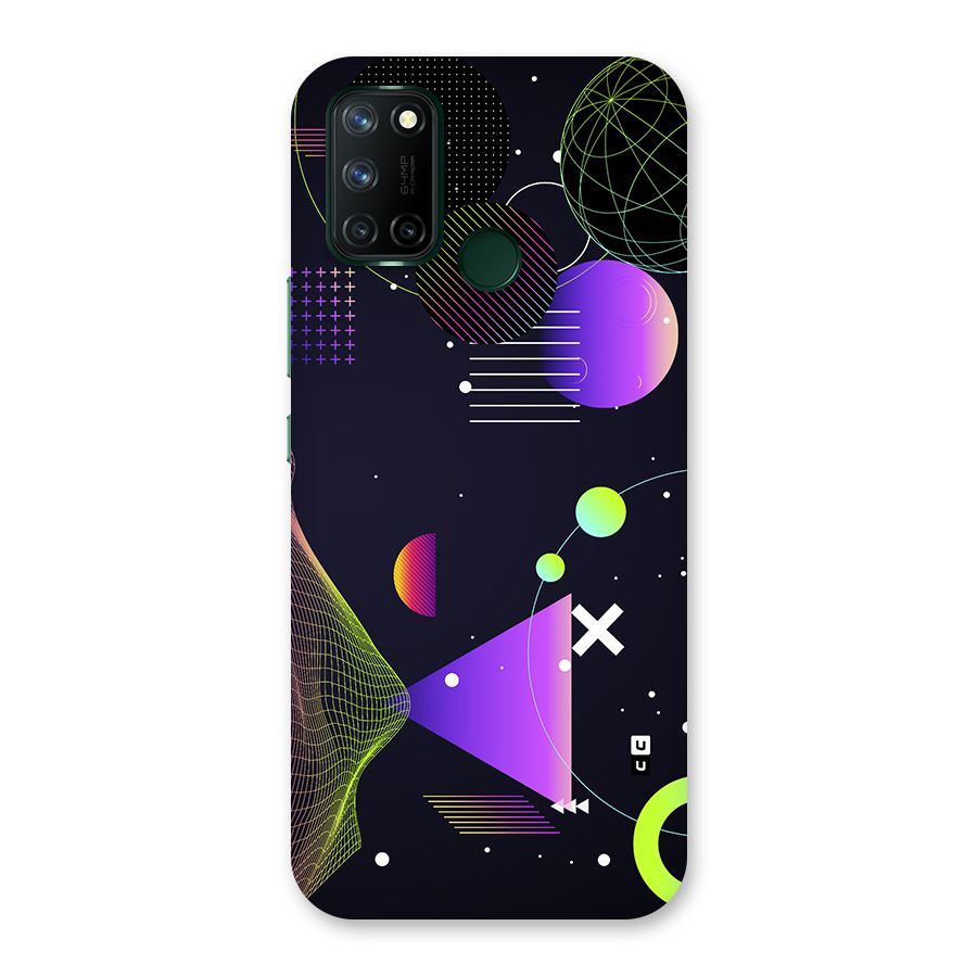 Geometrical Wireframe Back Case for Realme 7i