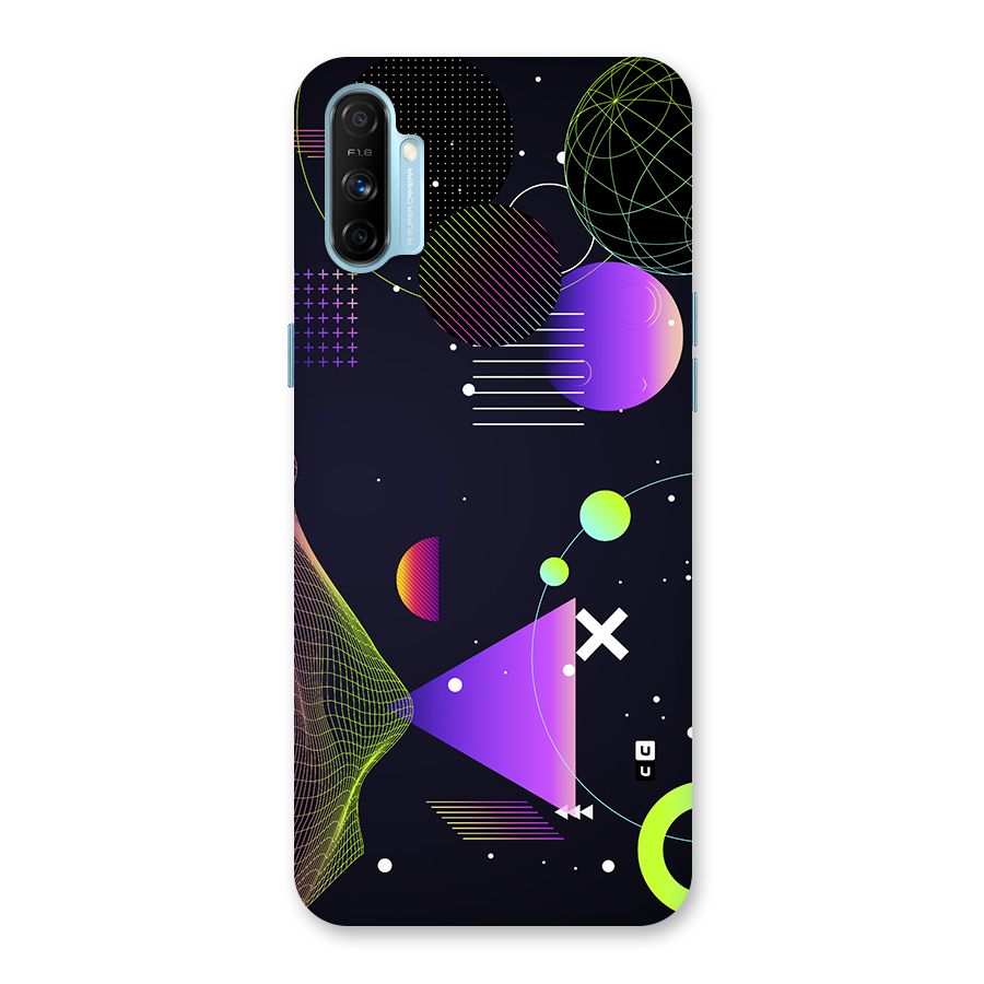 Geometrical Wireframe Back Case for Realme Narzo 20A