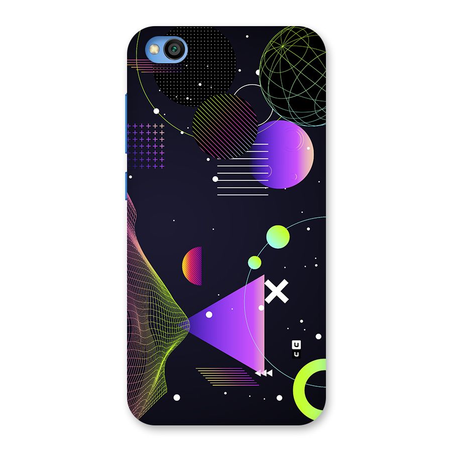 Geometrical Wireframe Back Case for Redmi Go