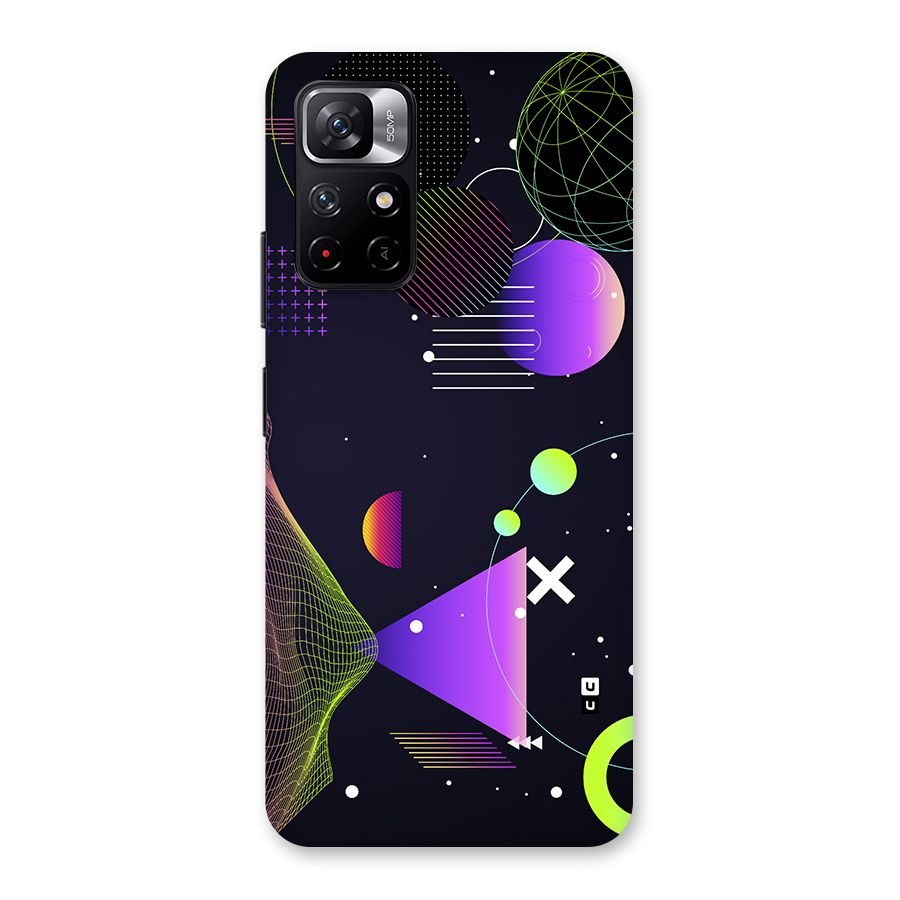 Geometrical Wireframe Back Case for Redmi Note 11T 5G
