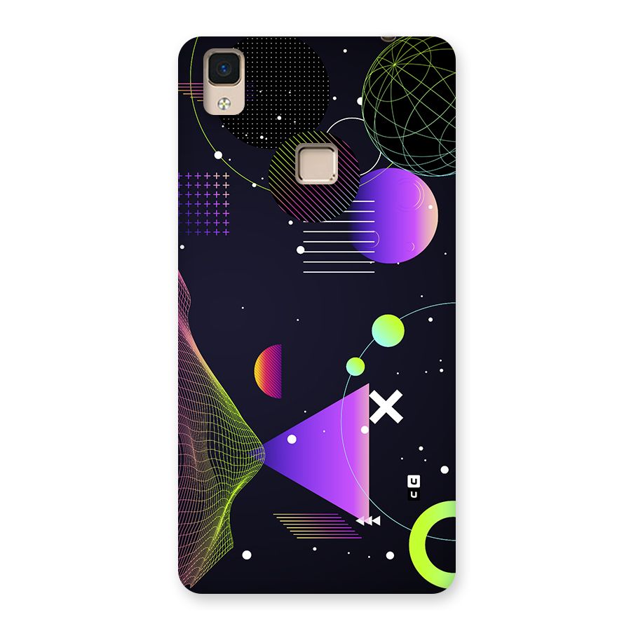 Geometrical Wireframe Back Case for V3 Max