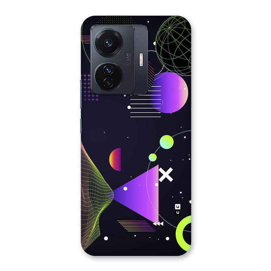 Geometrical Wireframe Back Case for Vivo T1 Pro