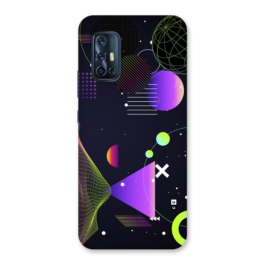 Geometrical Wireframe Back Case for Vivo V17