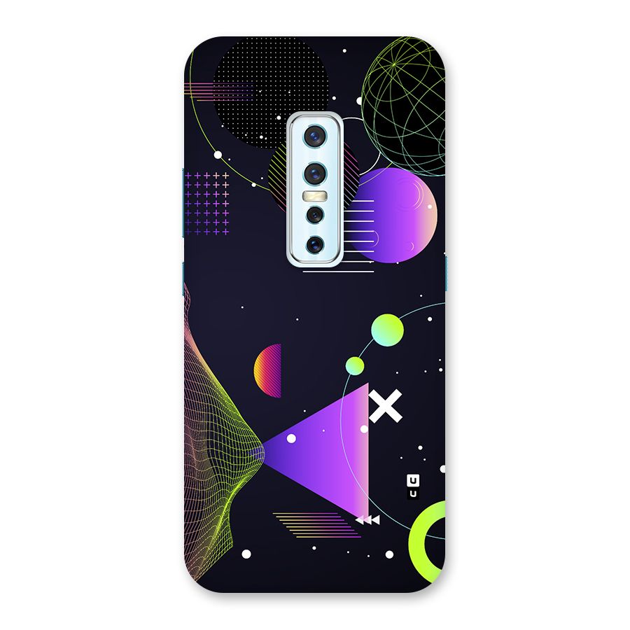 Geometrical Wireframe Back Case for Vivo V17 Pro