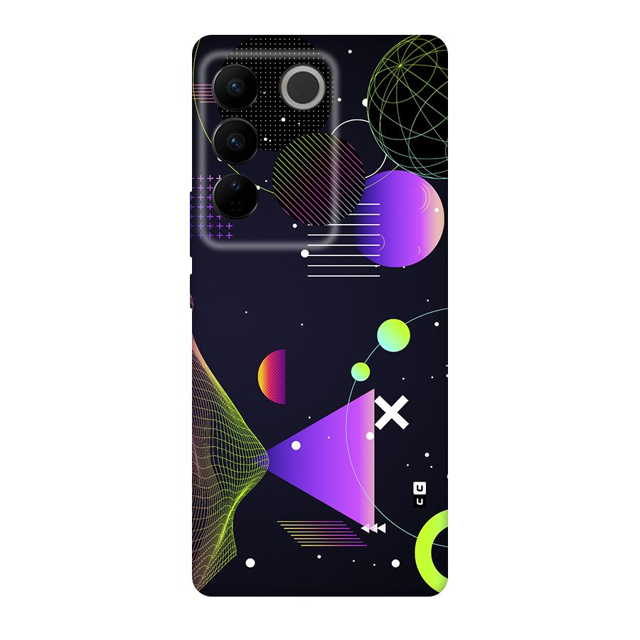 Geometrical Wireframe Back Case for Vivo V27