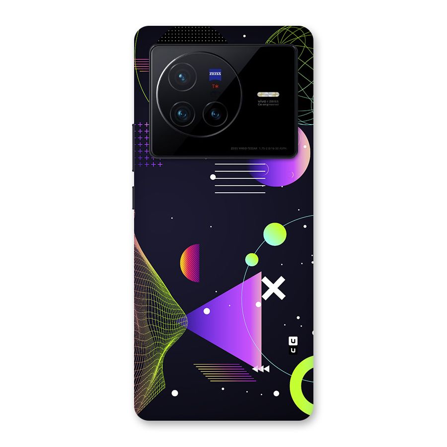 Geometrical Wireframe Back Case for Vivo X80