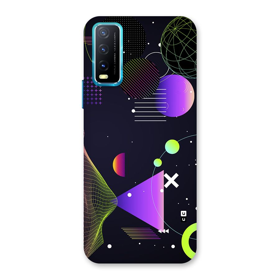 Geometrical Wireframe Back Case for Vivo Y20A
