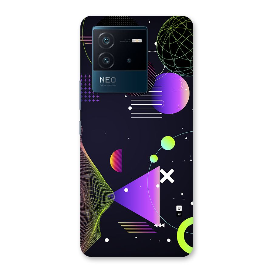 Geometrical Wireframe Back Case for Vivo iQOO Neo 6 5G