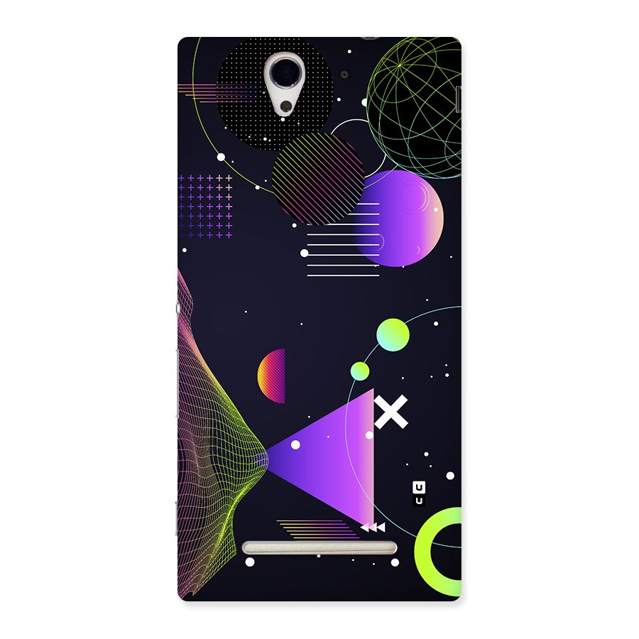 Geometrical Wireframe Back Case for Xperia C3
