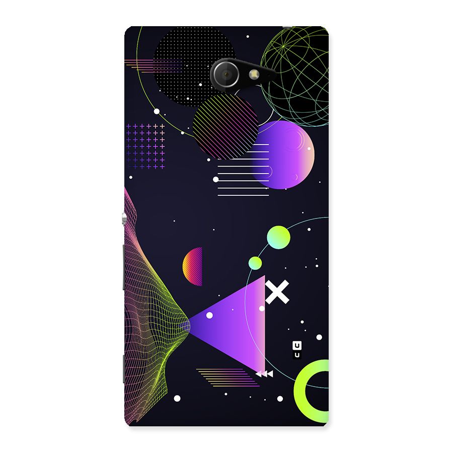 Geometrical Wireframe Back Case for Xperia M2
