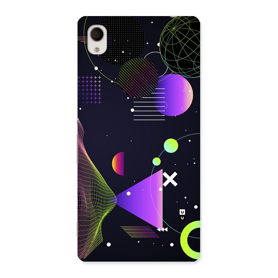 Geometrical Wireframe Back Case for Xperia M4
