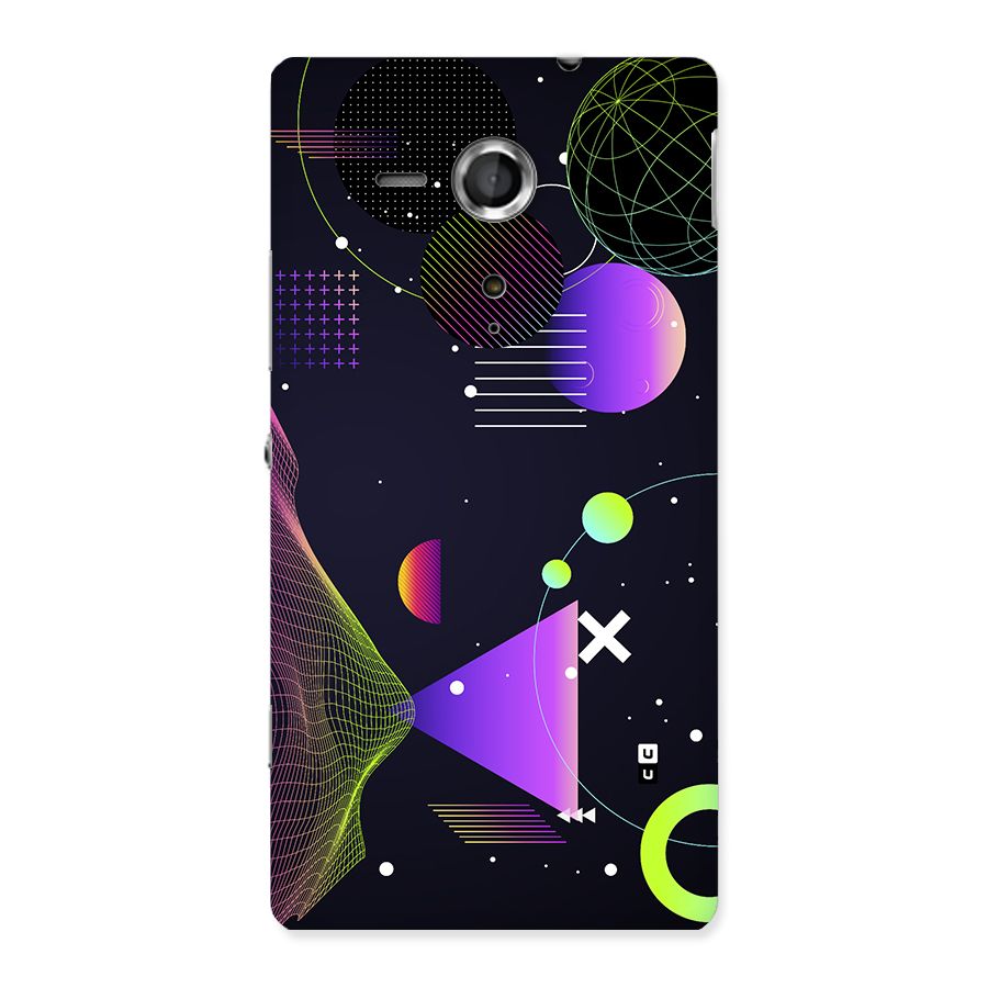 Geometrical Wireframe Back Case for Xperia Sp