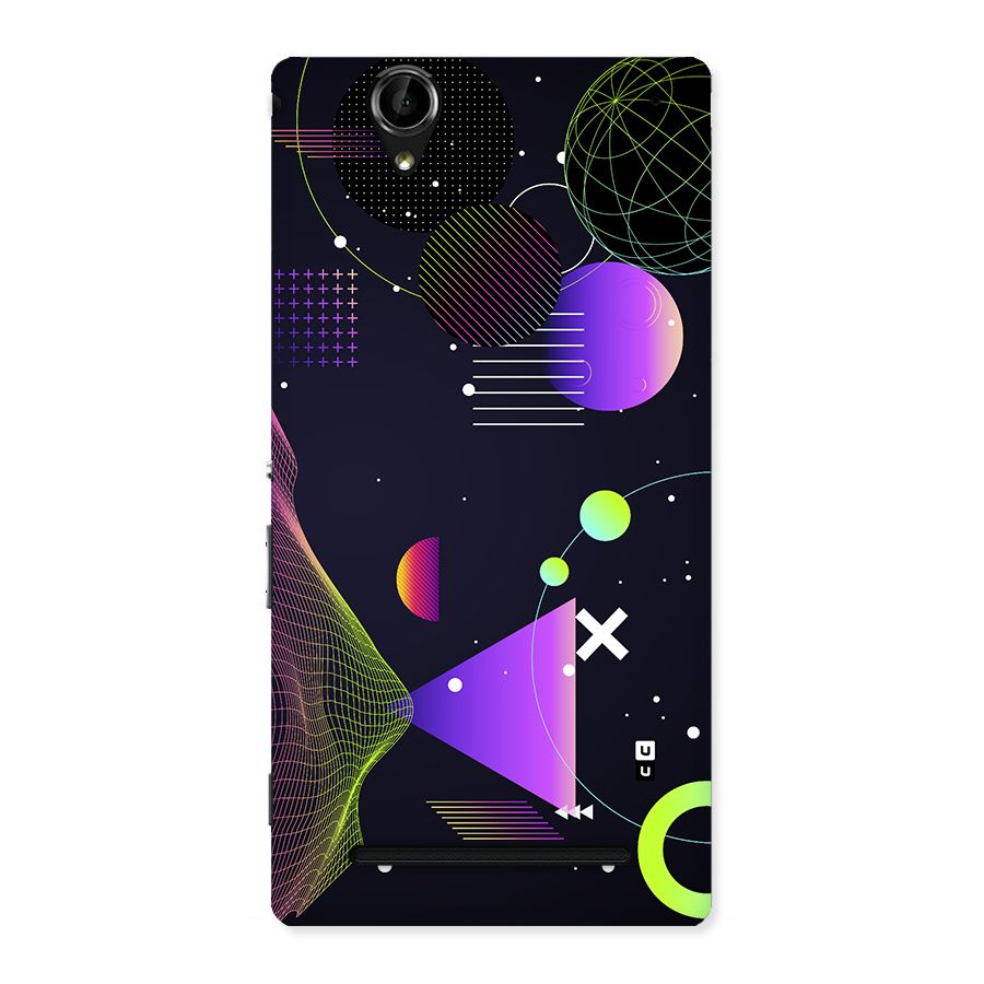 Geometrical Wireframe Back Case for Xperia T2