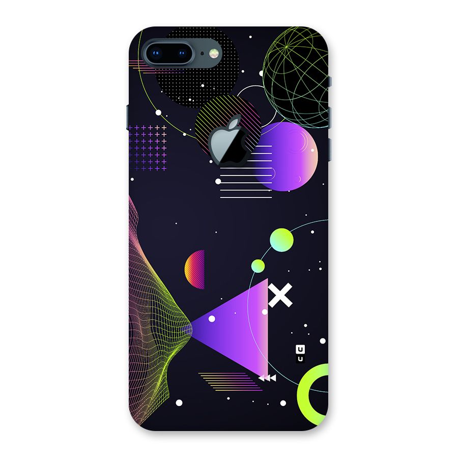 Geometrical Wireframe Back Case for iPhone 7 Plus Apple Cut
