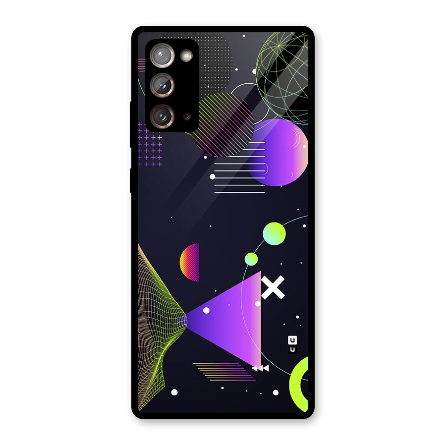 Geometrical Wireframe Glass Back Case for Galaxy Note 20