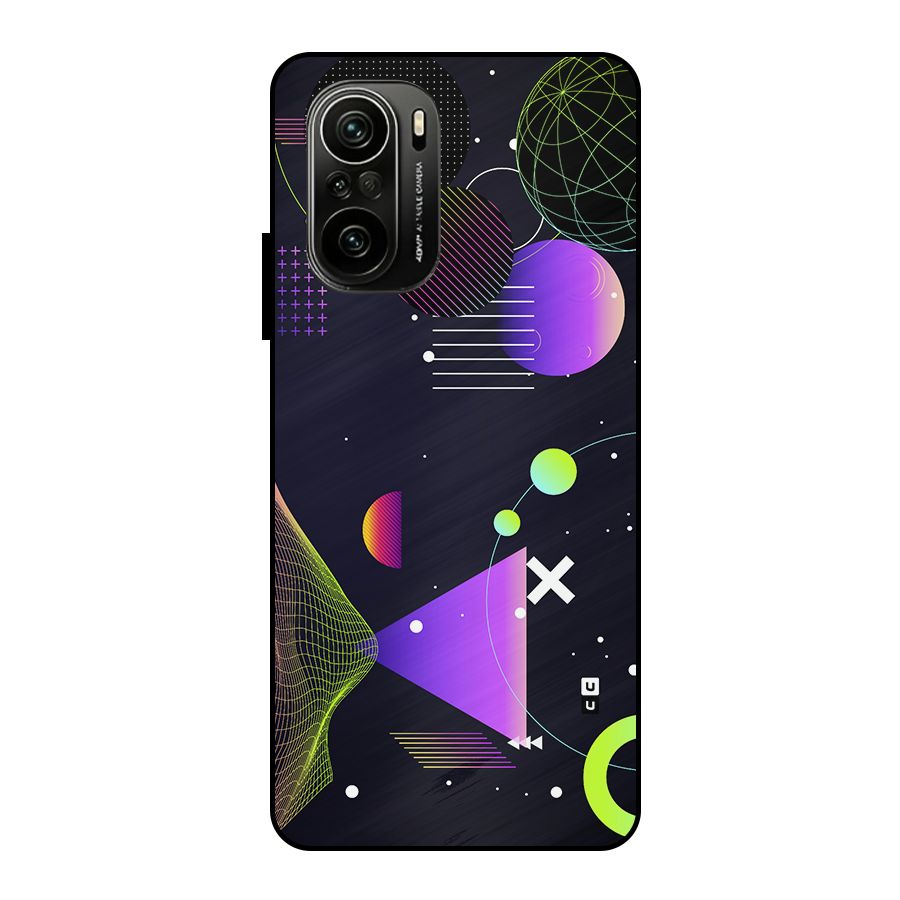 Geometrical Wireframe Metal Back Case for Mi 11x
