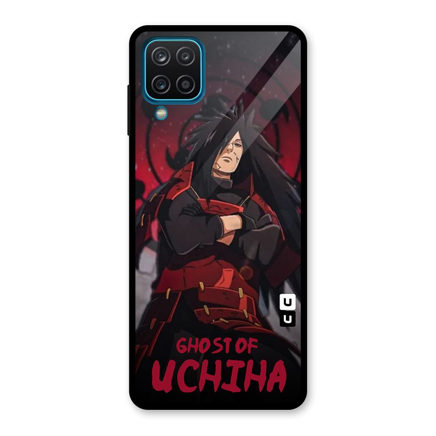 Ghost Of Uchiha Glass Back Case for Galaxy A12