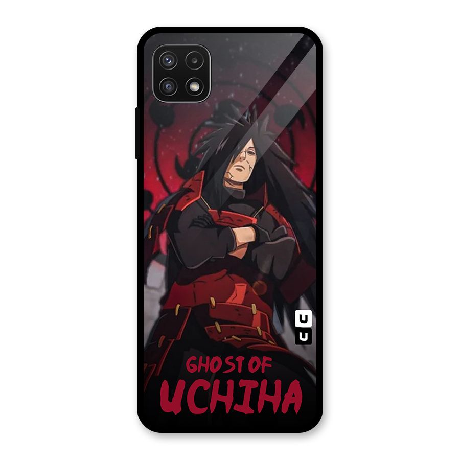 Ghost Of Uchiha Glass Back Case for Galaxy A22 5G
