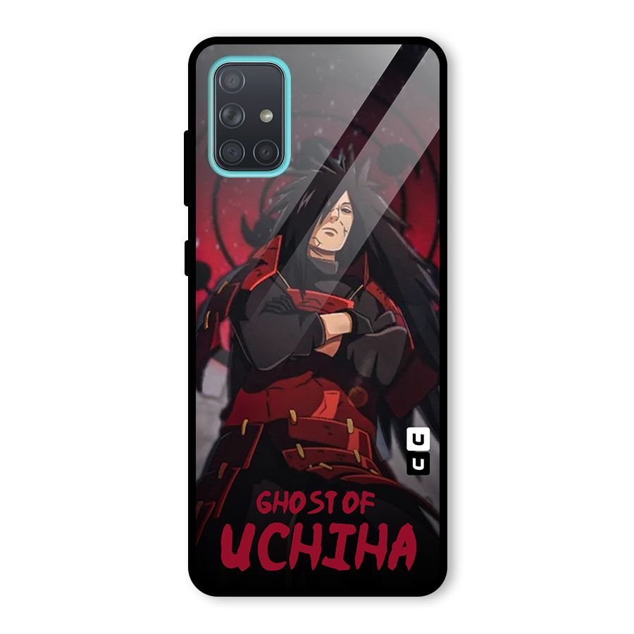 Ghost Of Uchiha Glass Back Case for Galaxy A71