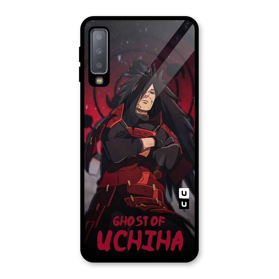 Ghost Of Uchiha Glass Back Case for Galaxy A7 (2018)