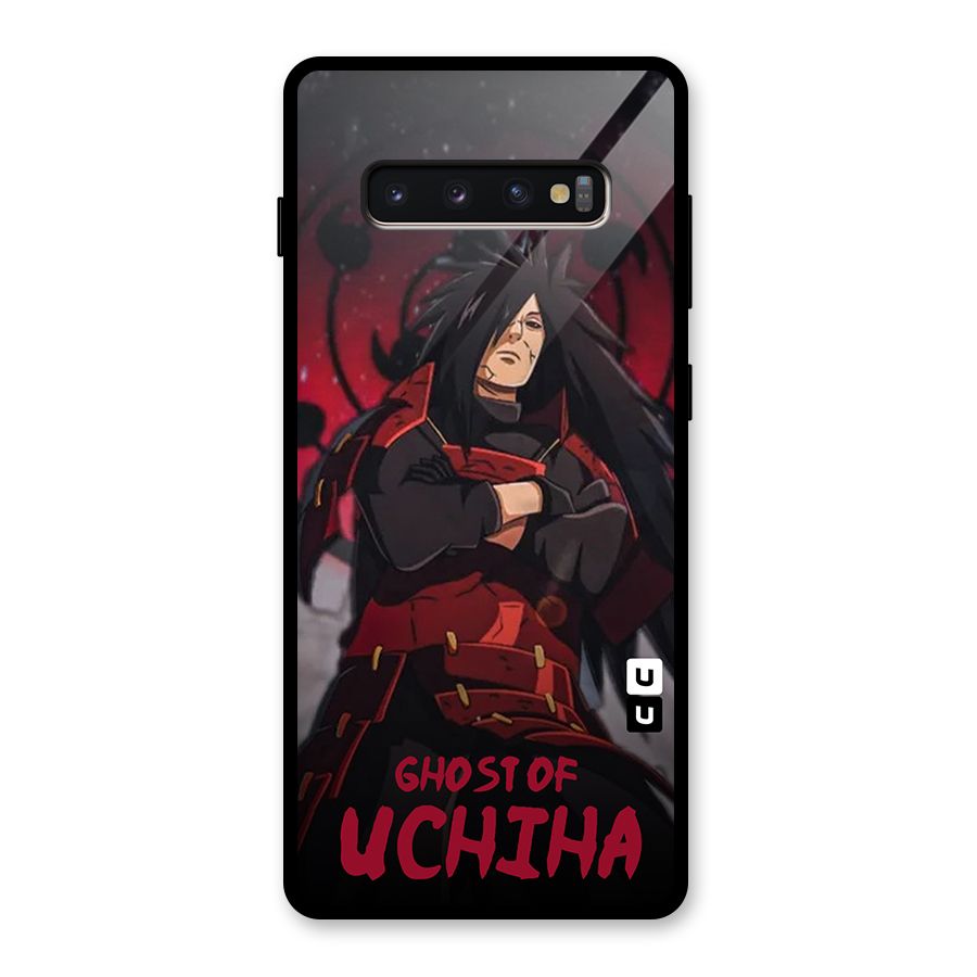 Ghost Of Uchiha Glass Back Case for Galaxy S10 Plus