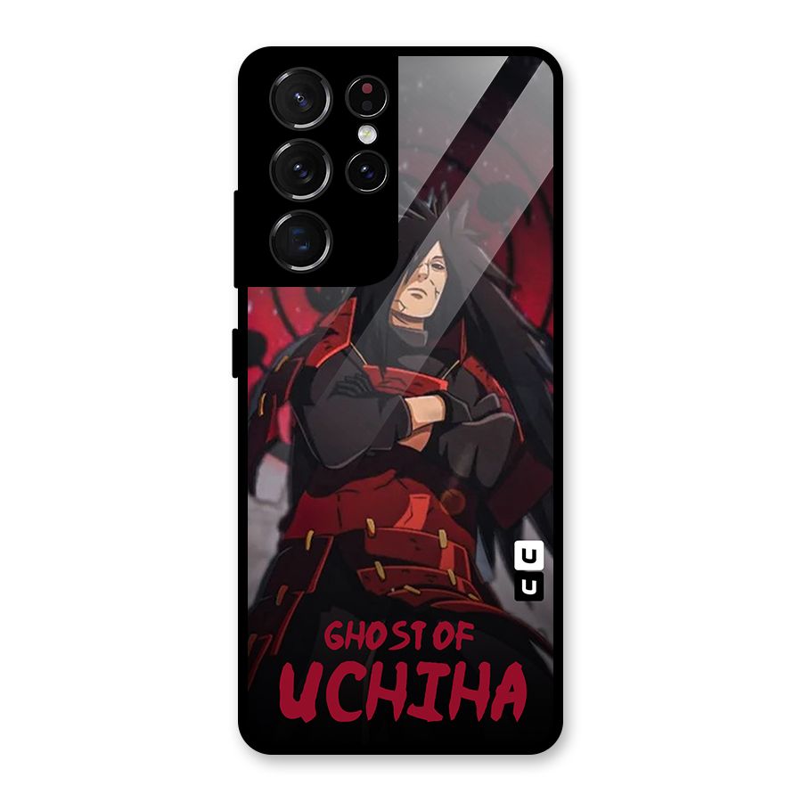 Ghost Of Uchiha Glass Back Case for Galaxy S21 Ultra 5G