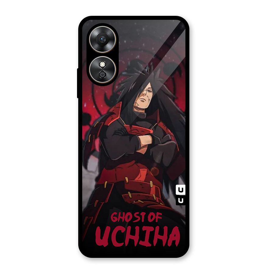 Ghost Of Uchiha Glass Back Case for Oppo A17