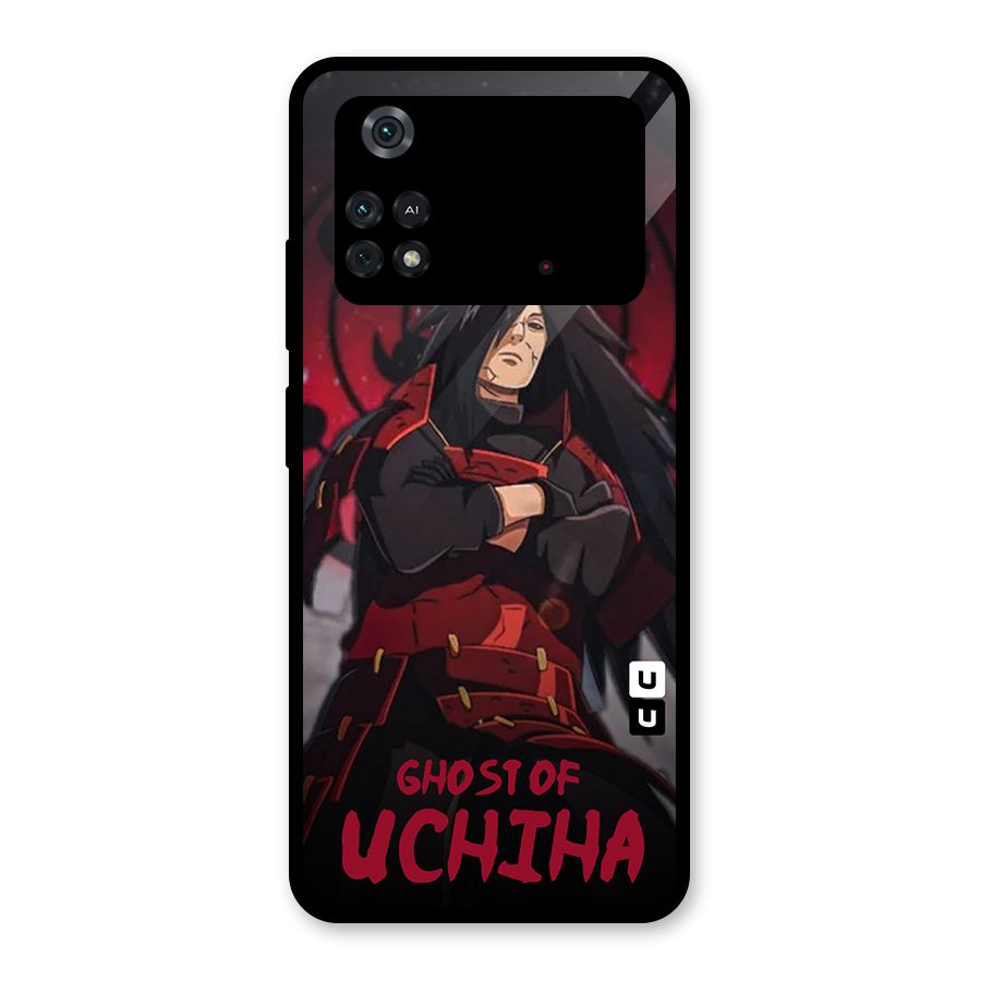 Ghost Of Uchiha Glass Back Case for Poco M4 Pro 4G