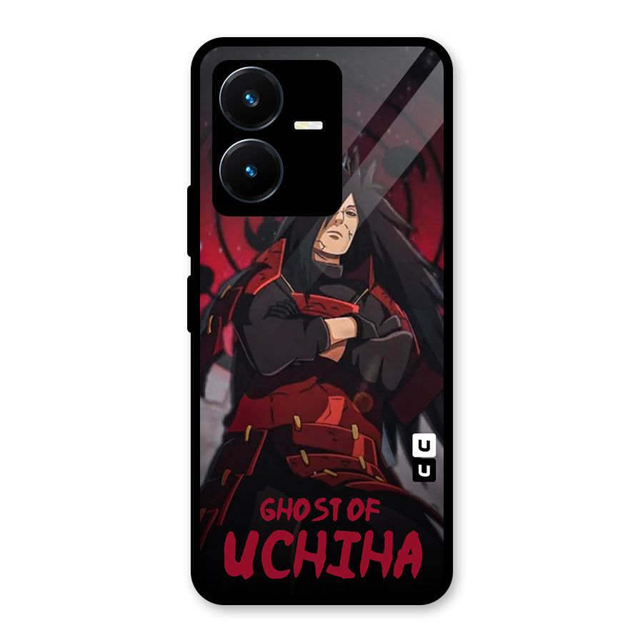 Ghost Of Uchiha Glass Back Case for Vivo Y22s