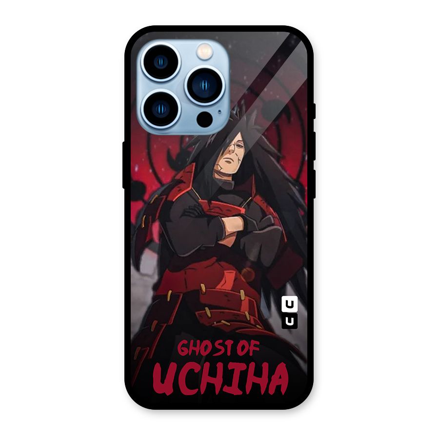 Ghost Of Uchiha Glass Back Case for iPhone 13 Pro