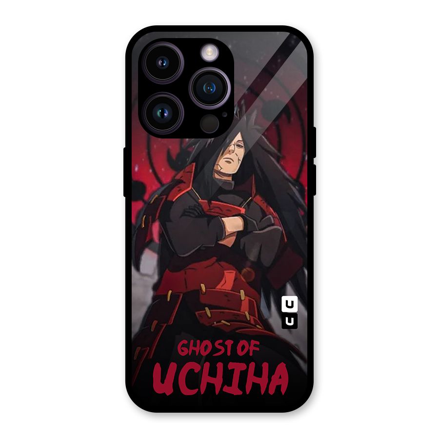 Ghost Of Uchiha Glass Back Case for iPhone 14 Pro