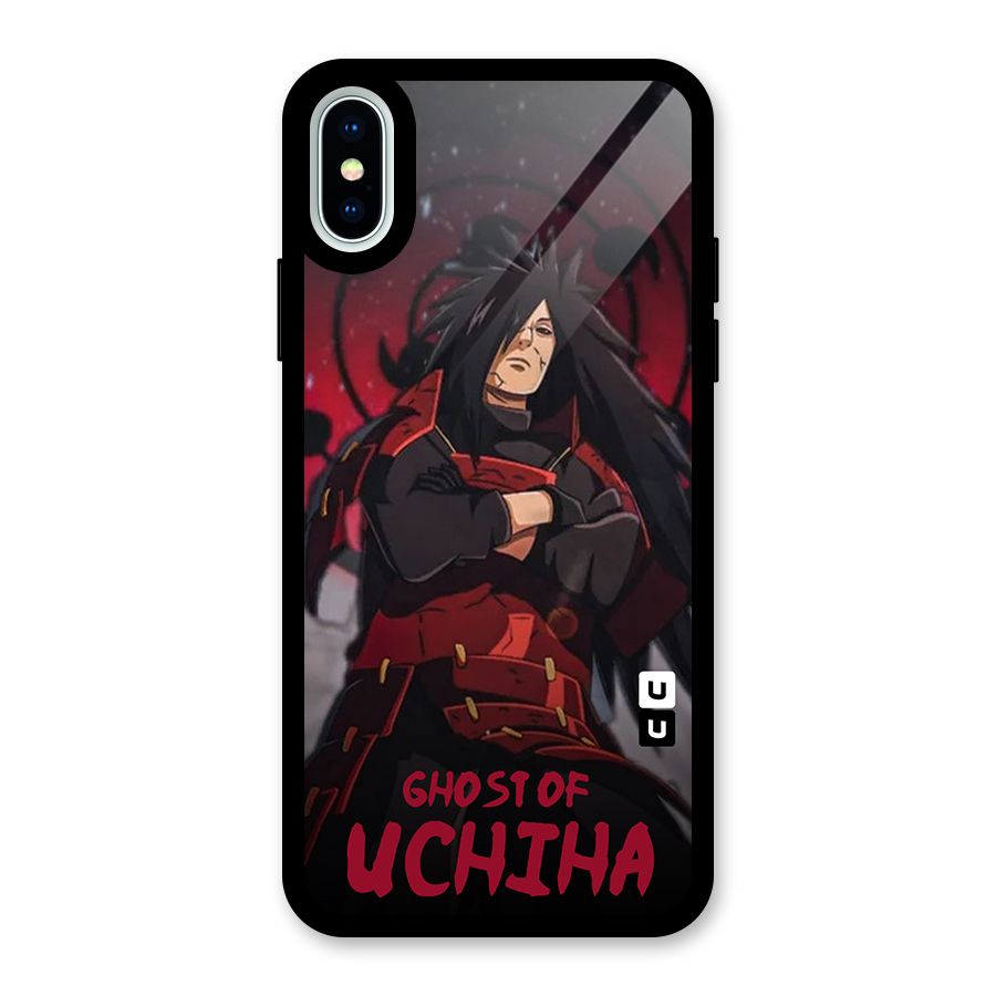 Ghost Of Uchiha Glass Back Case for iPhone X