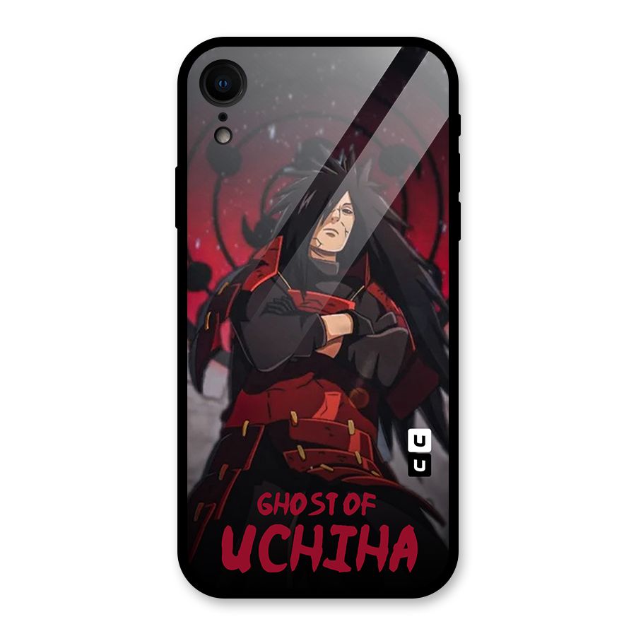 Ghost Of Uchiha Glass Back Case for iPhone XR