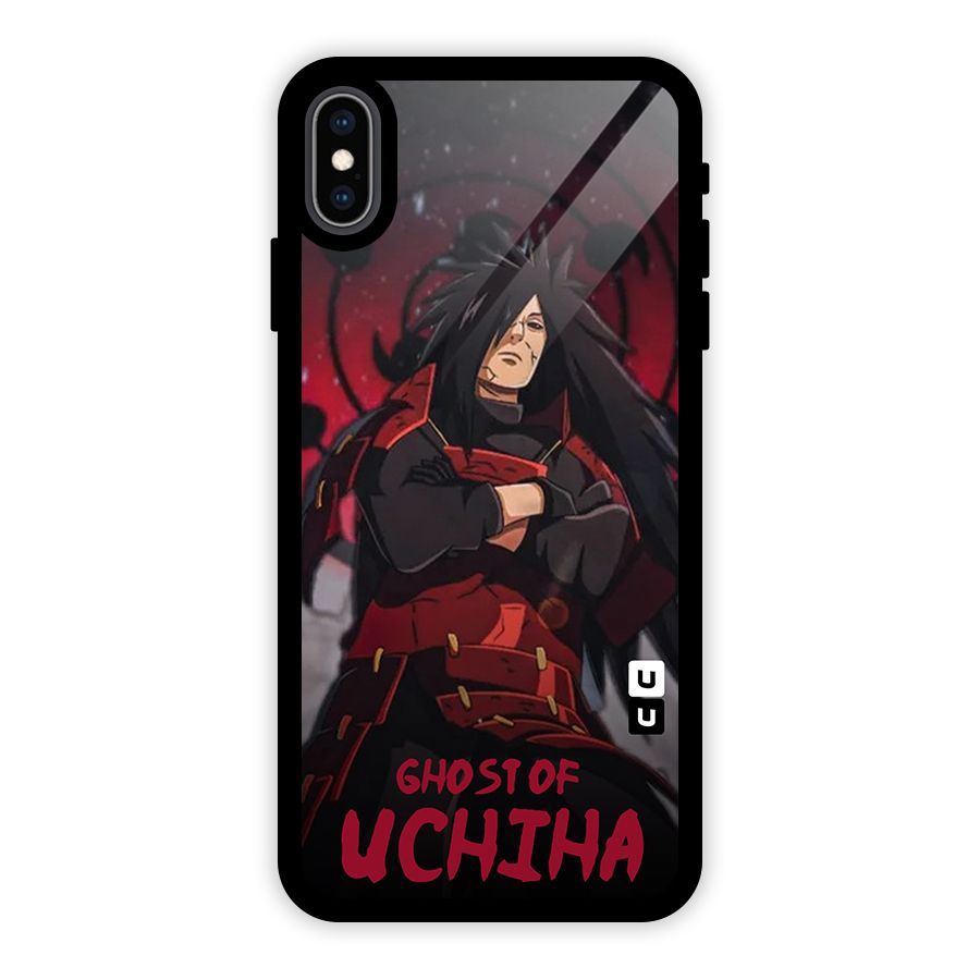 Ghost Of Uchiha Glass Back Case for iPhone XS Max
