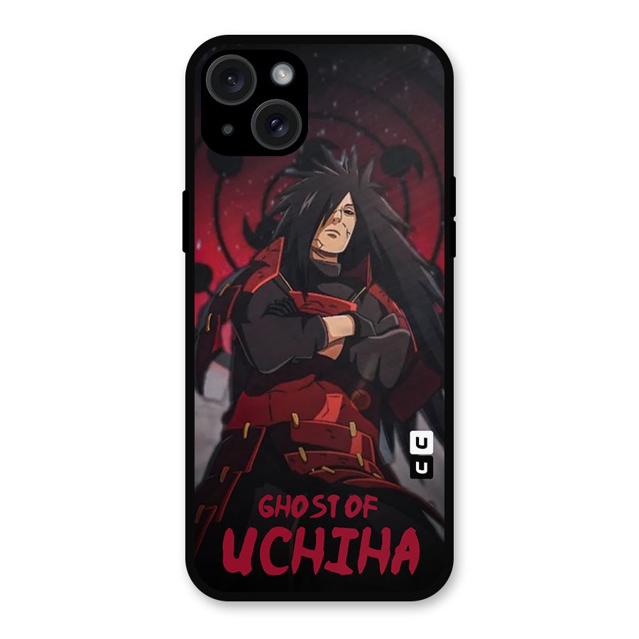 Ghost Of Uchiha Metal Back Case for iPhone 15 Plus