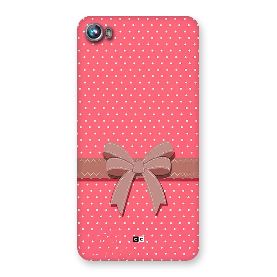 Gift Ribbon Back Case for Canvas Fire 4 (A107)