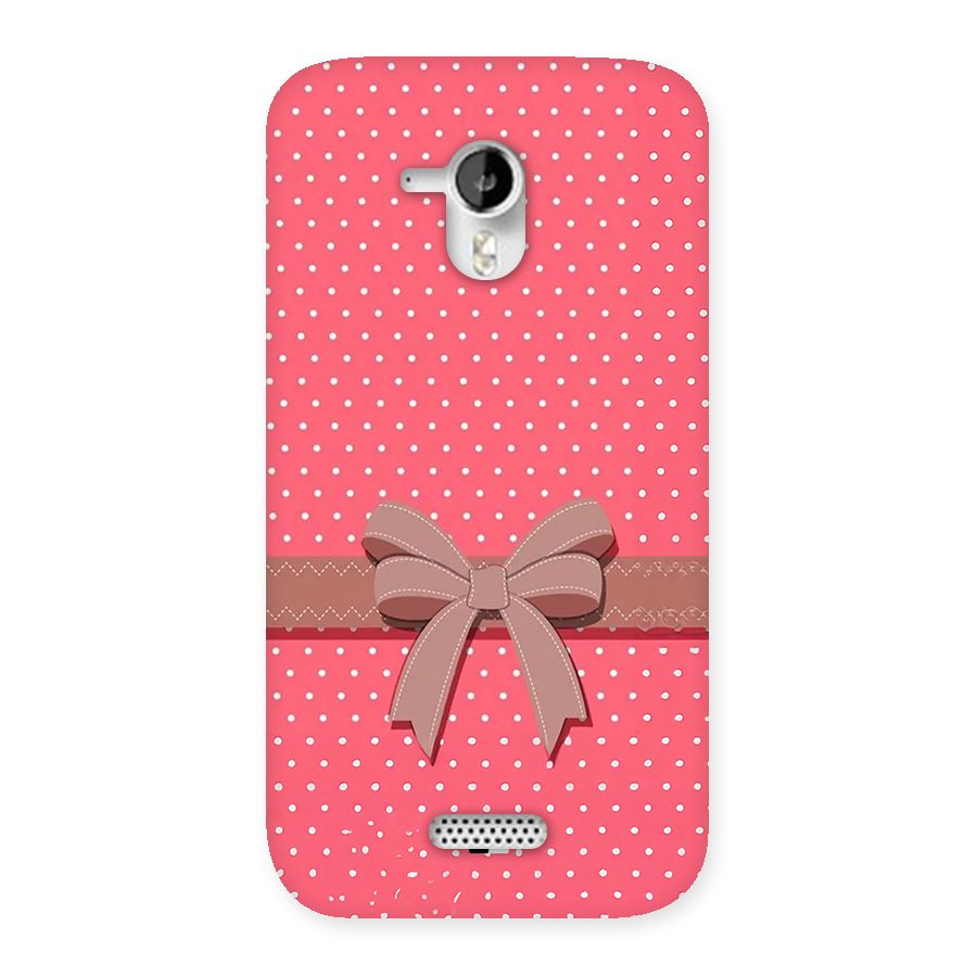 Gift Ribbon Back Case for Canvas HD A116