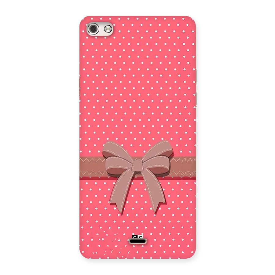 Gift Ribbon Back Case for Canvas Silver 5
