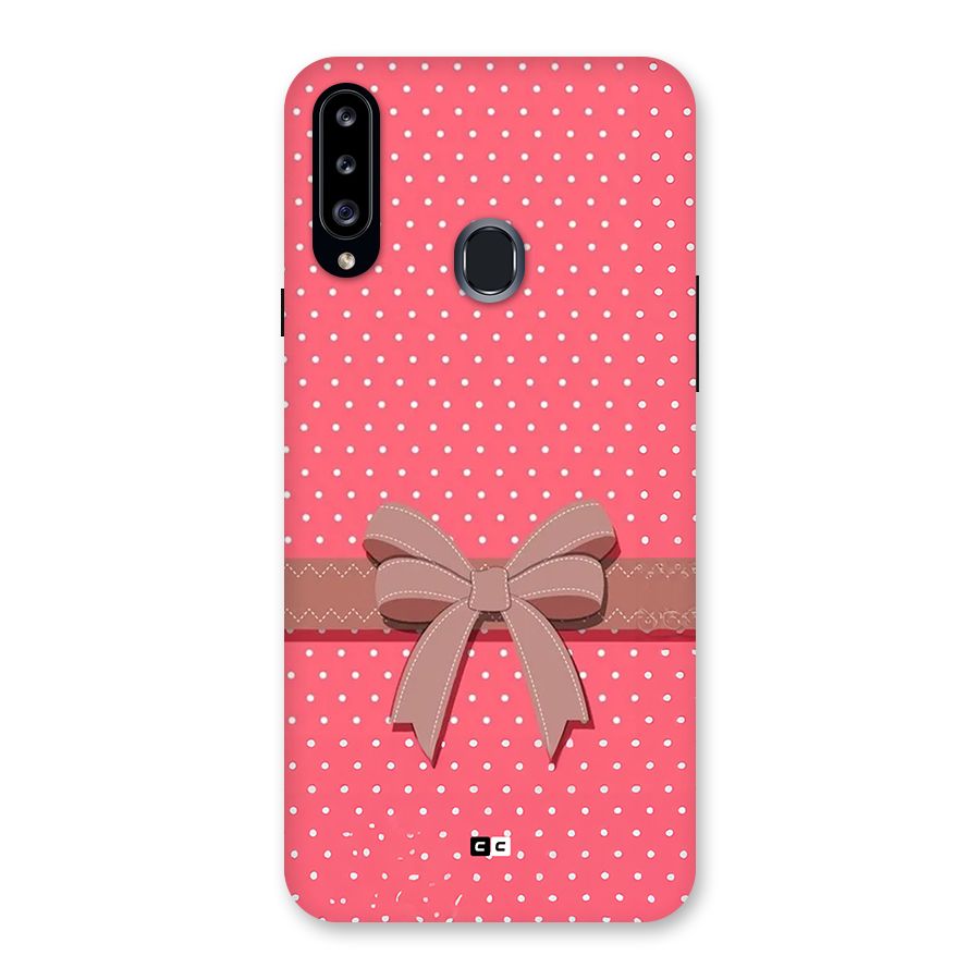 Gift Ribbon Back Case for Galaxy A20s