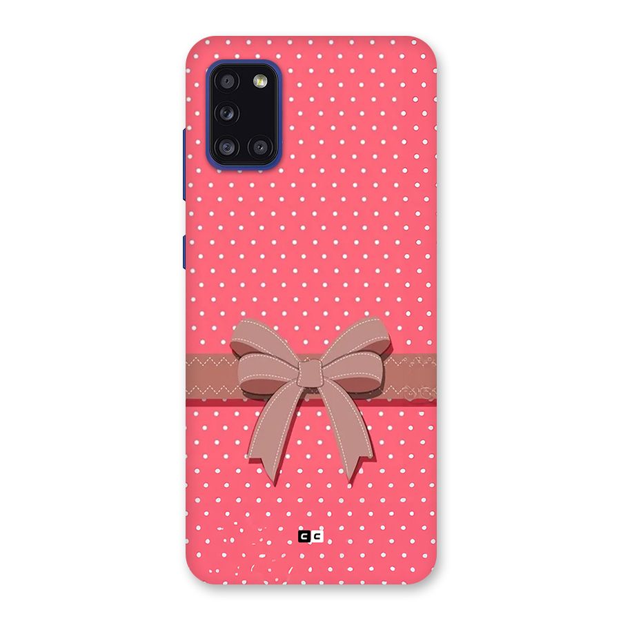 Gift Ribbon Back Case for Galaxy A31