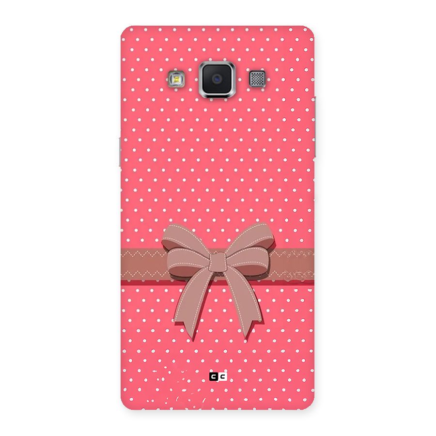 Gift Ribbon Back Case for Galaxy A5