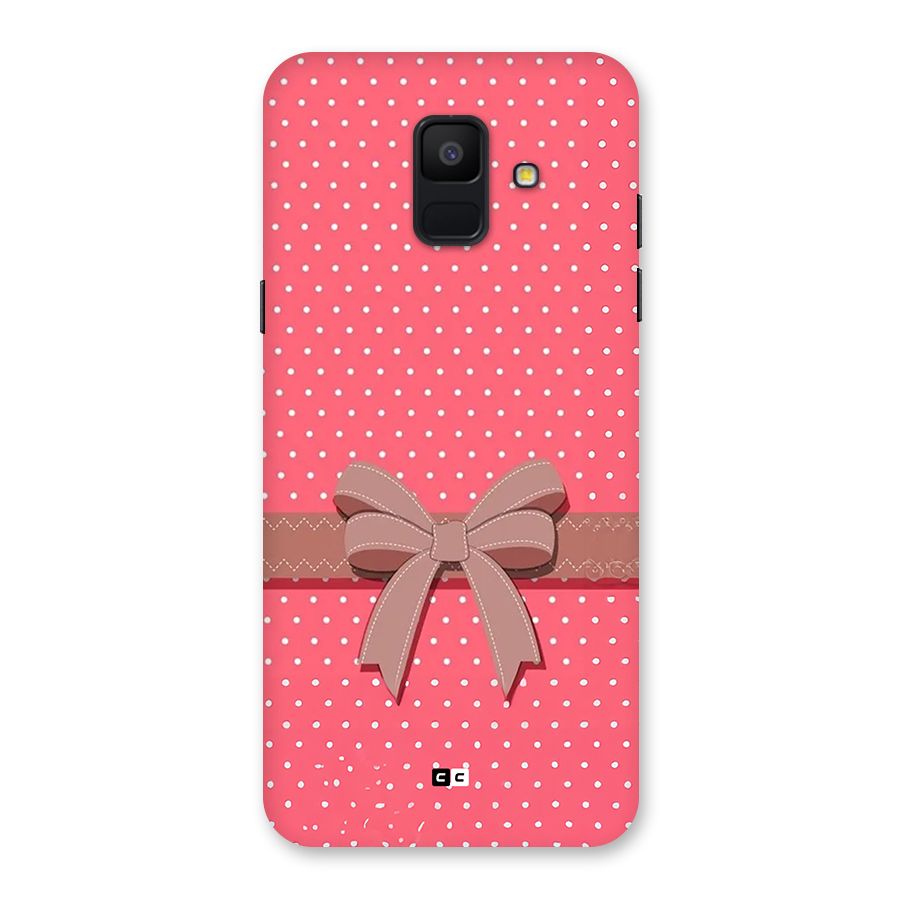 Gift Ribbon Back Case for Galaxy A6 (2018)