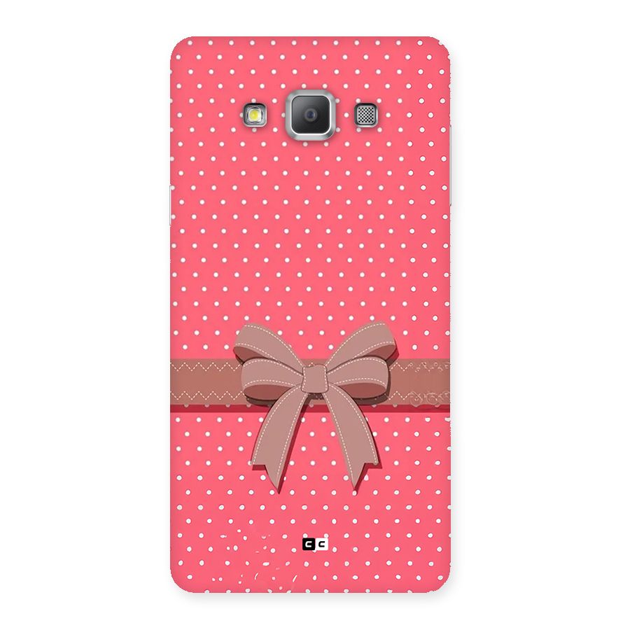 Gift Ribbon Back Case for Galaxy A7