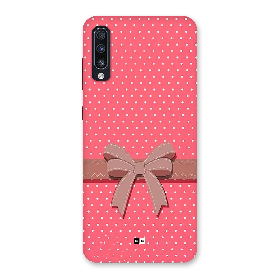 Gift Ribbon Back Case for Galaxy A70s